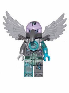 LEGO Minifigure-Vornon - Flat Silver Armor-Legends of Chima-LOC112-Creative Brick Builders